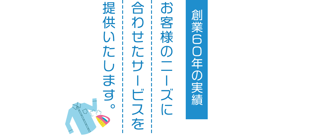 創業60年の実績